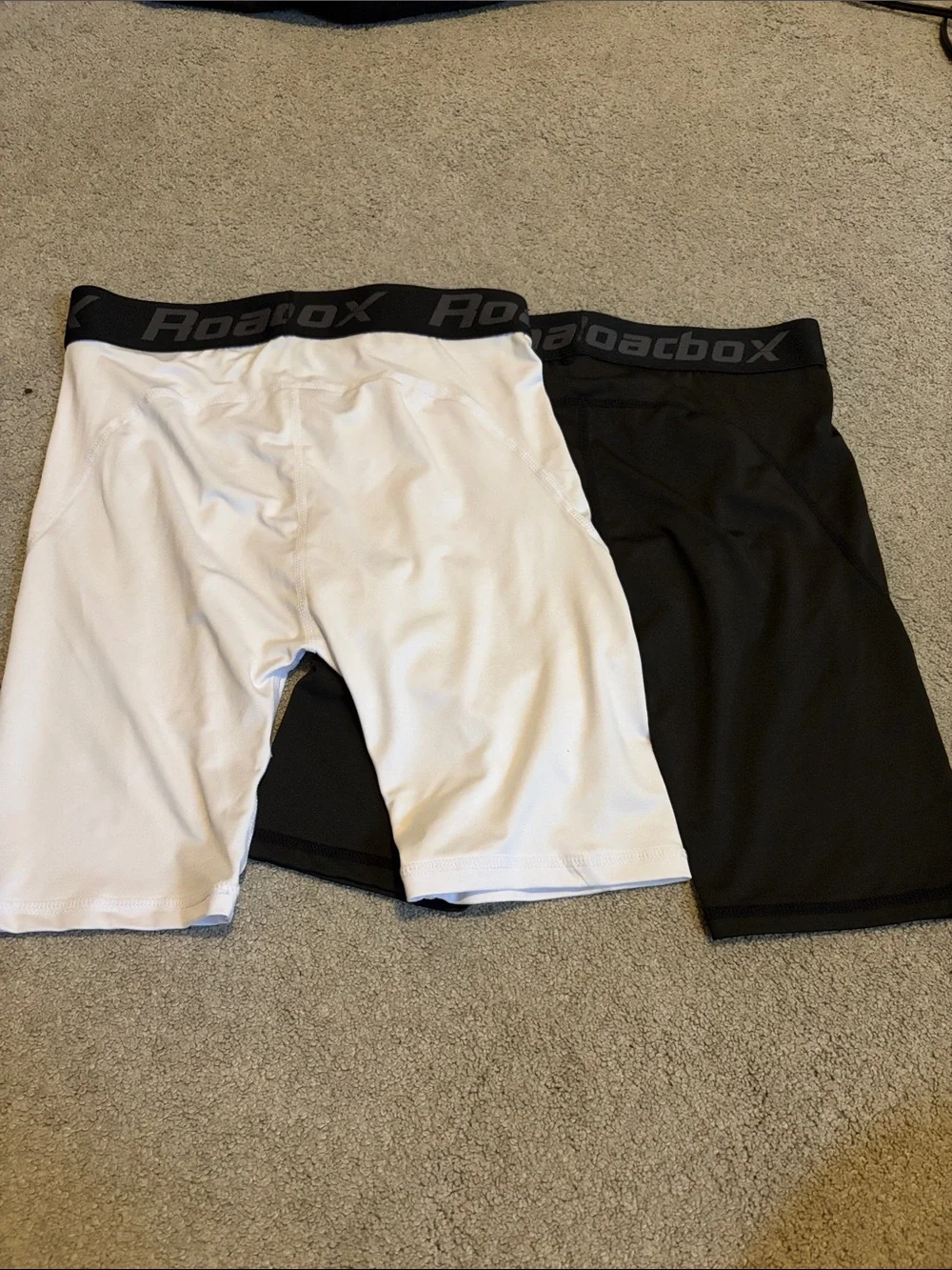 RAGA Kids Compression Shorts - Black and White Duo
